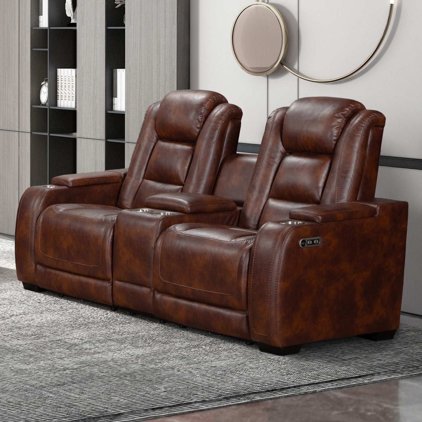 Chester - Reclining Console Loveseat