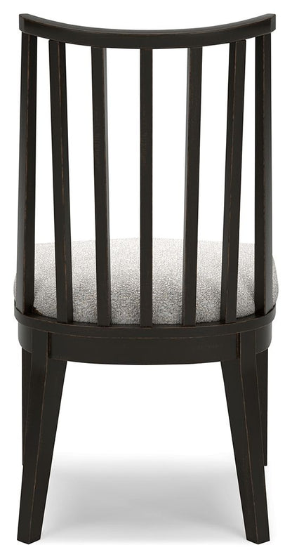 Galliden - Dining Upholstered Side Chair (Set of 2) - Black