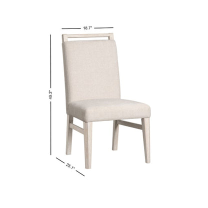 Carlson - Upholstered Side Chair - Washed Linen