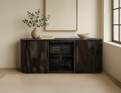 Black Balam - TV Stand - Oil Black
