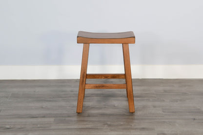 Sedona - Saddle Seat Stool With Wood Seat