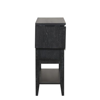 Sable Crest - Drop Leaf Server - Black