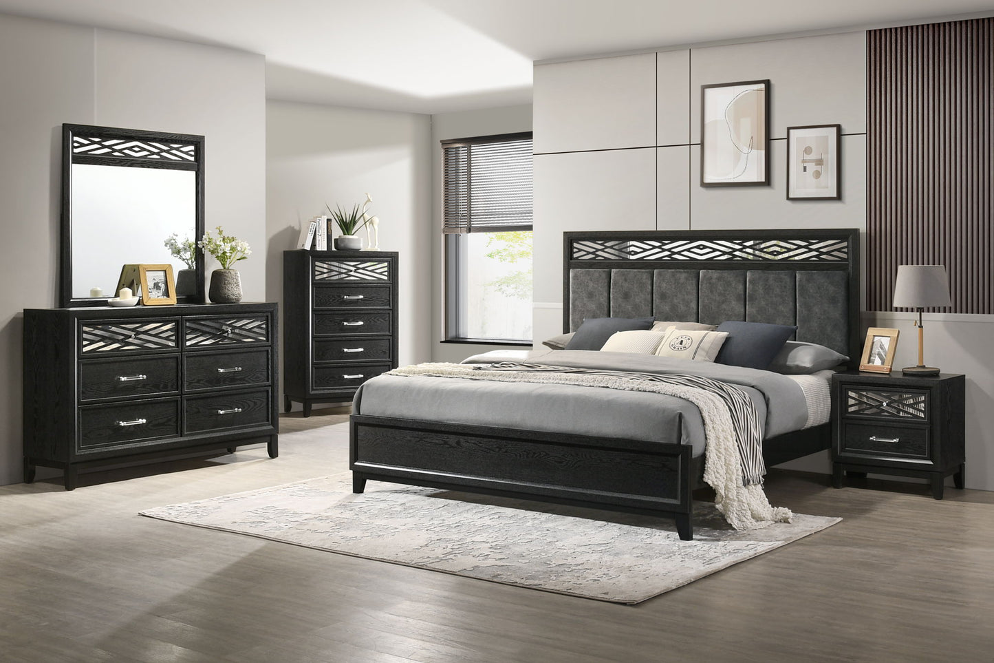 Obsidian - Nightstand - Black