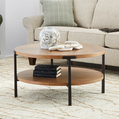 Millwork - Round Coffee Table - Light Brown