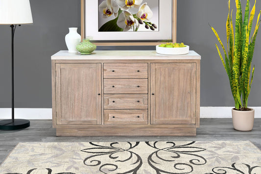 Rowan - Buffet - Light Gray / Wheat