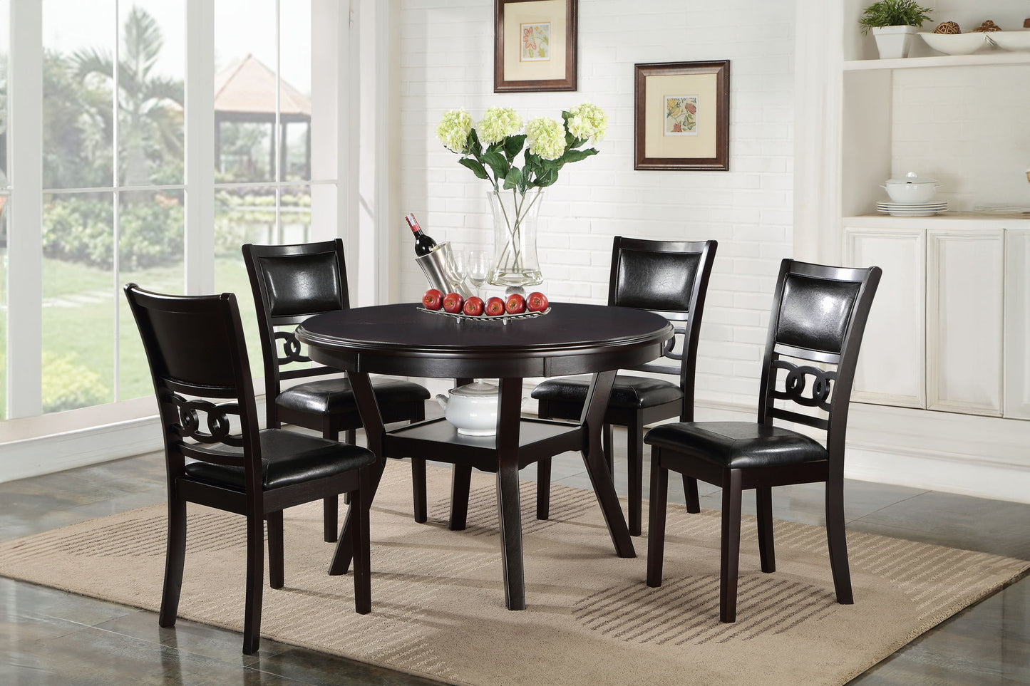 Gia - Counter Drop Leaf Table Set