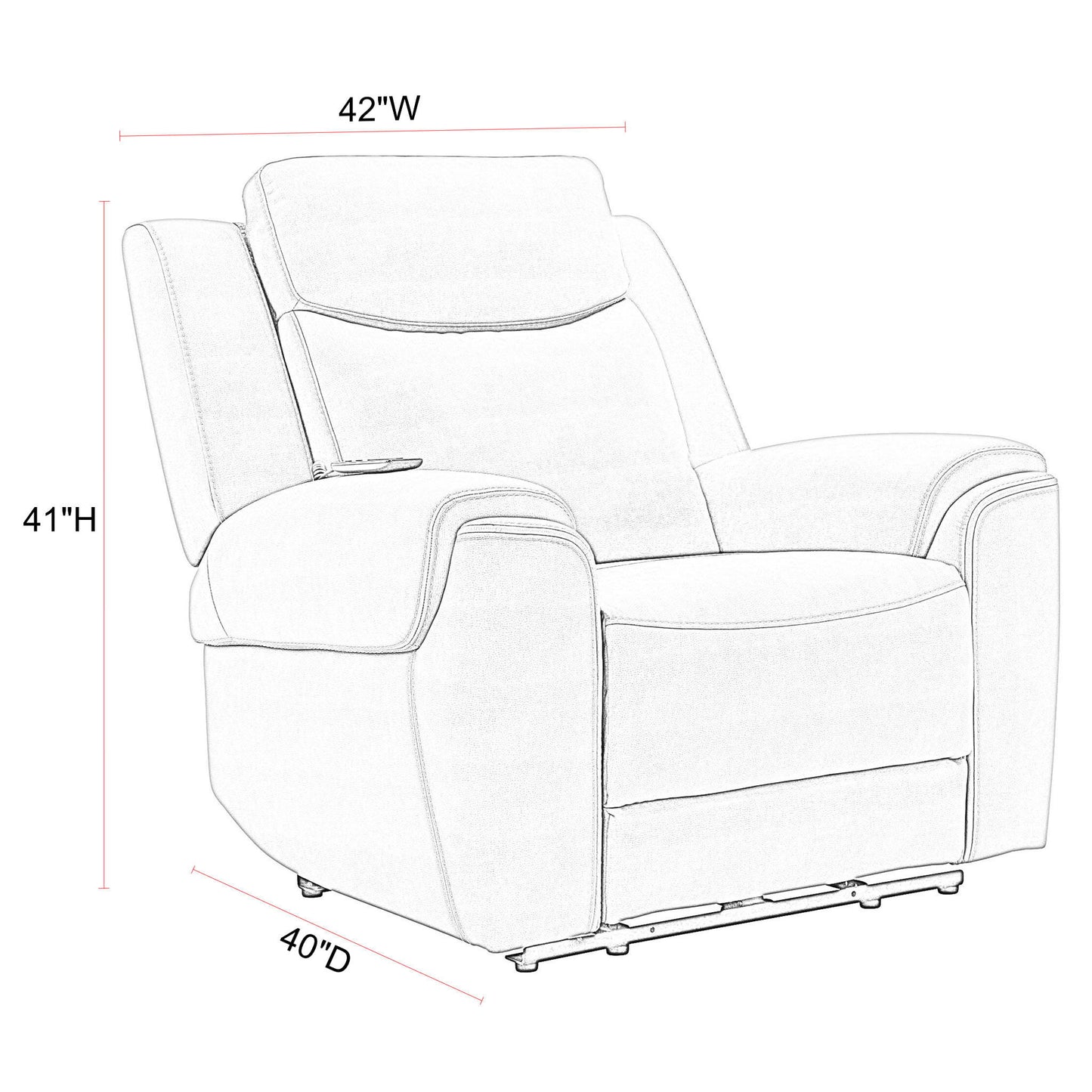 Momentum - Power Zero Gravity Recliner With Heat And Massage