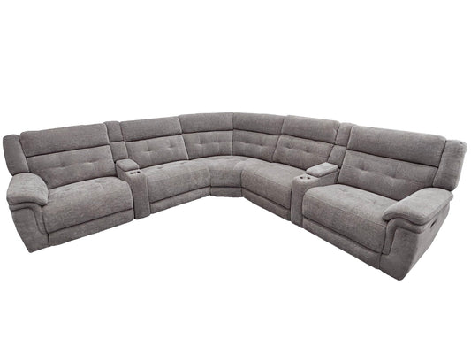 Richland - Modular Power Reclining Sectional With Power Adjustable Headrests