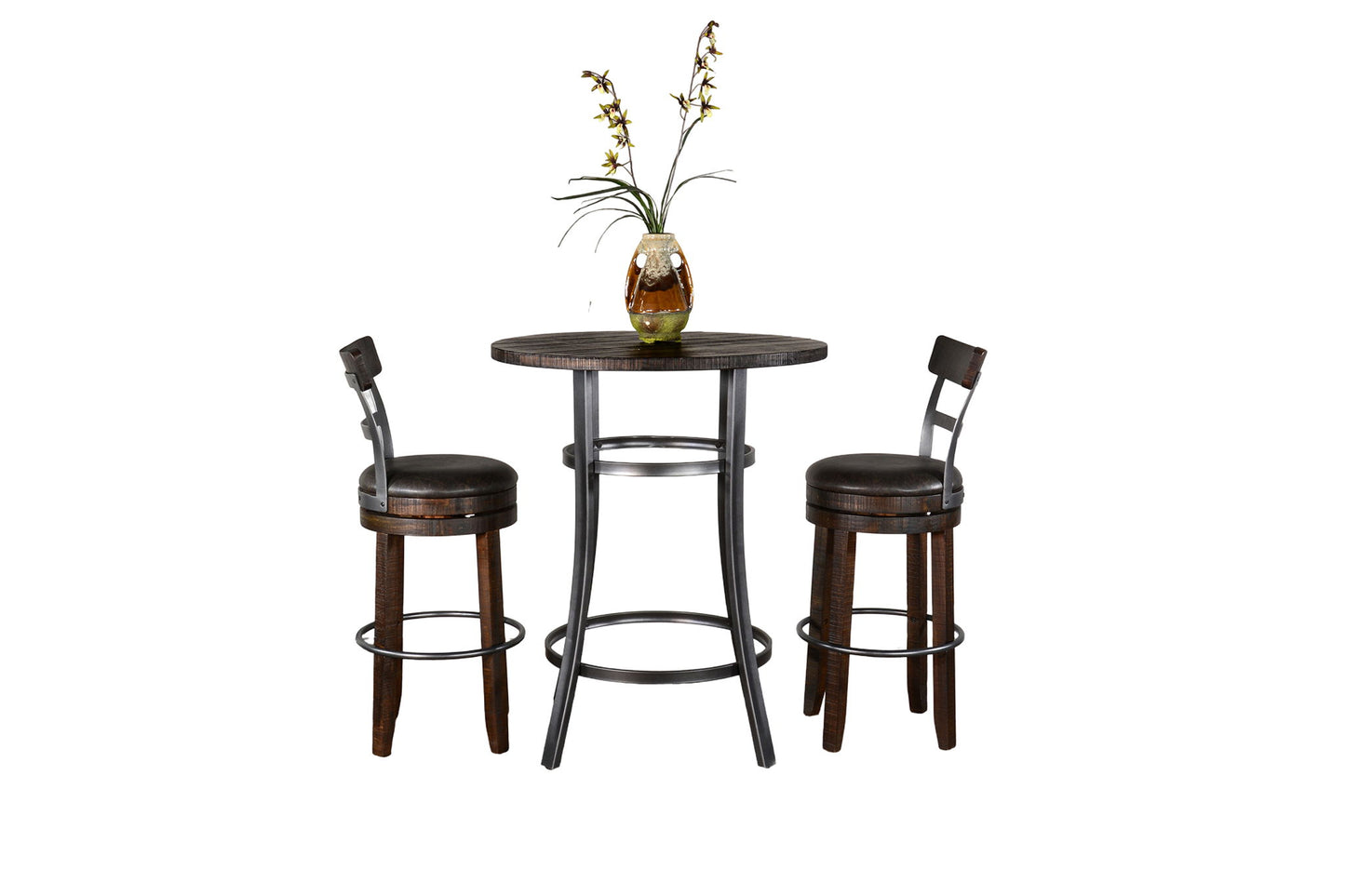 Metal Frame Counter Height Set