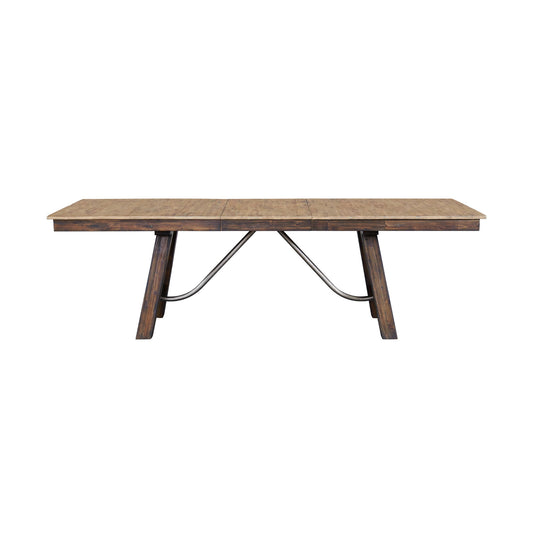 Transitions - Trestle Dining Table - Driftwood / Sable