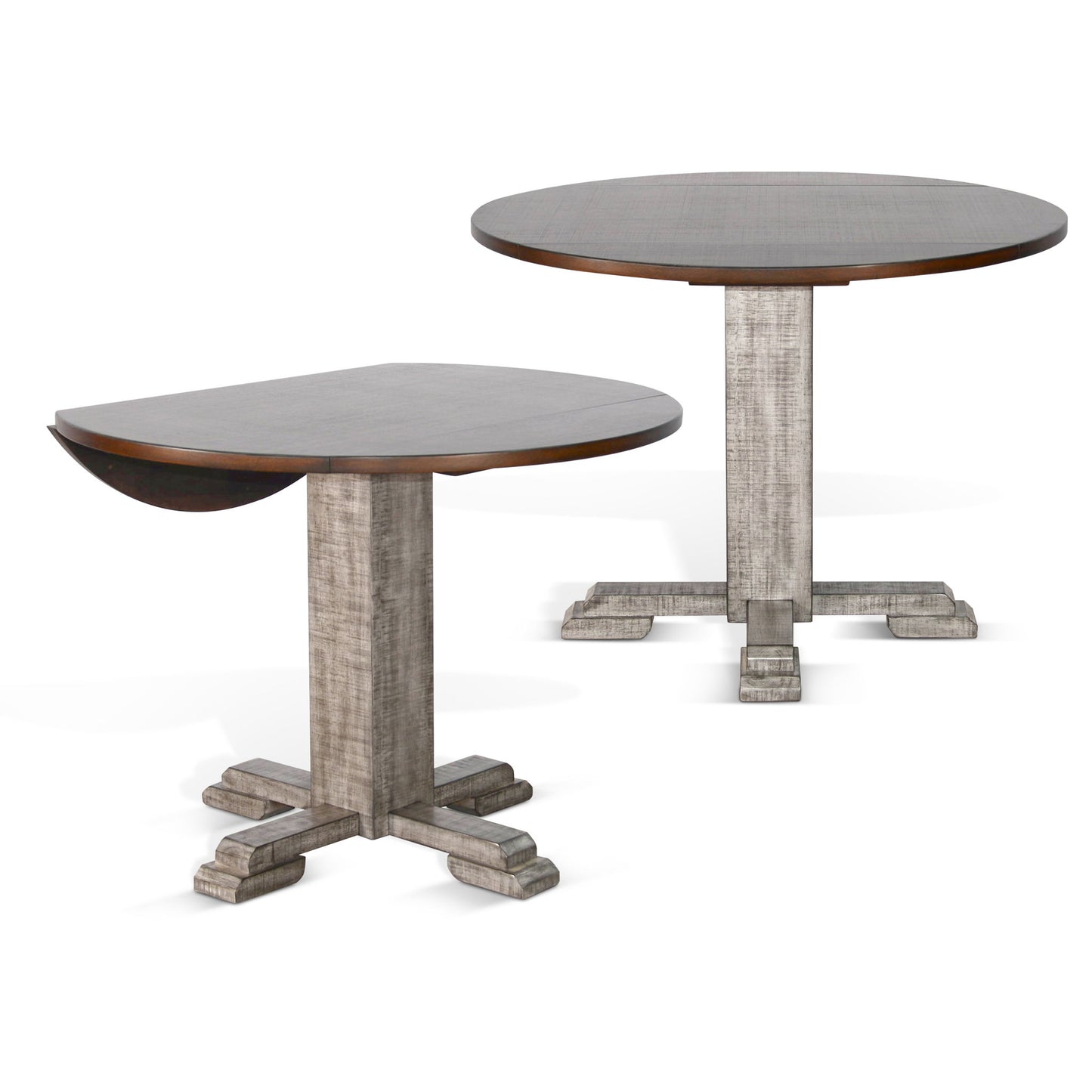 Homestead Hills - Table Base Only - Tobacco Leaf / Alpine Gray