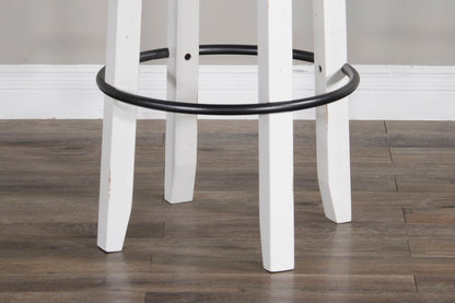 Carriage House - Swivel Stool With Cushion Seat