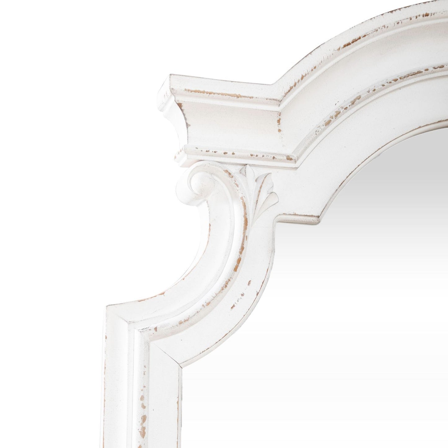 Magnolia Manor - Floor Mirror - Antique White