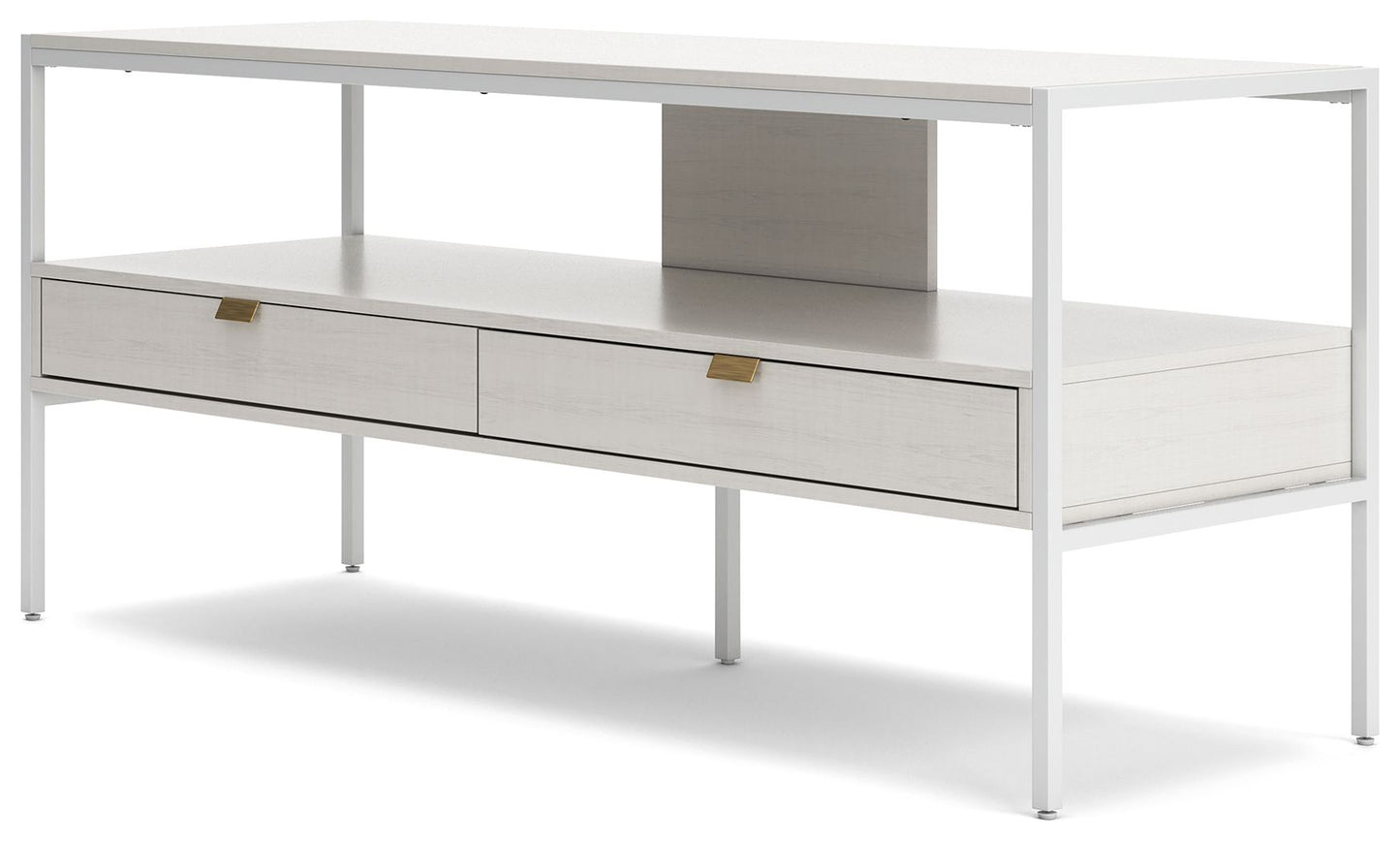 Deznee - Large TV Stand - White