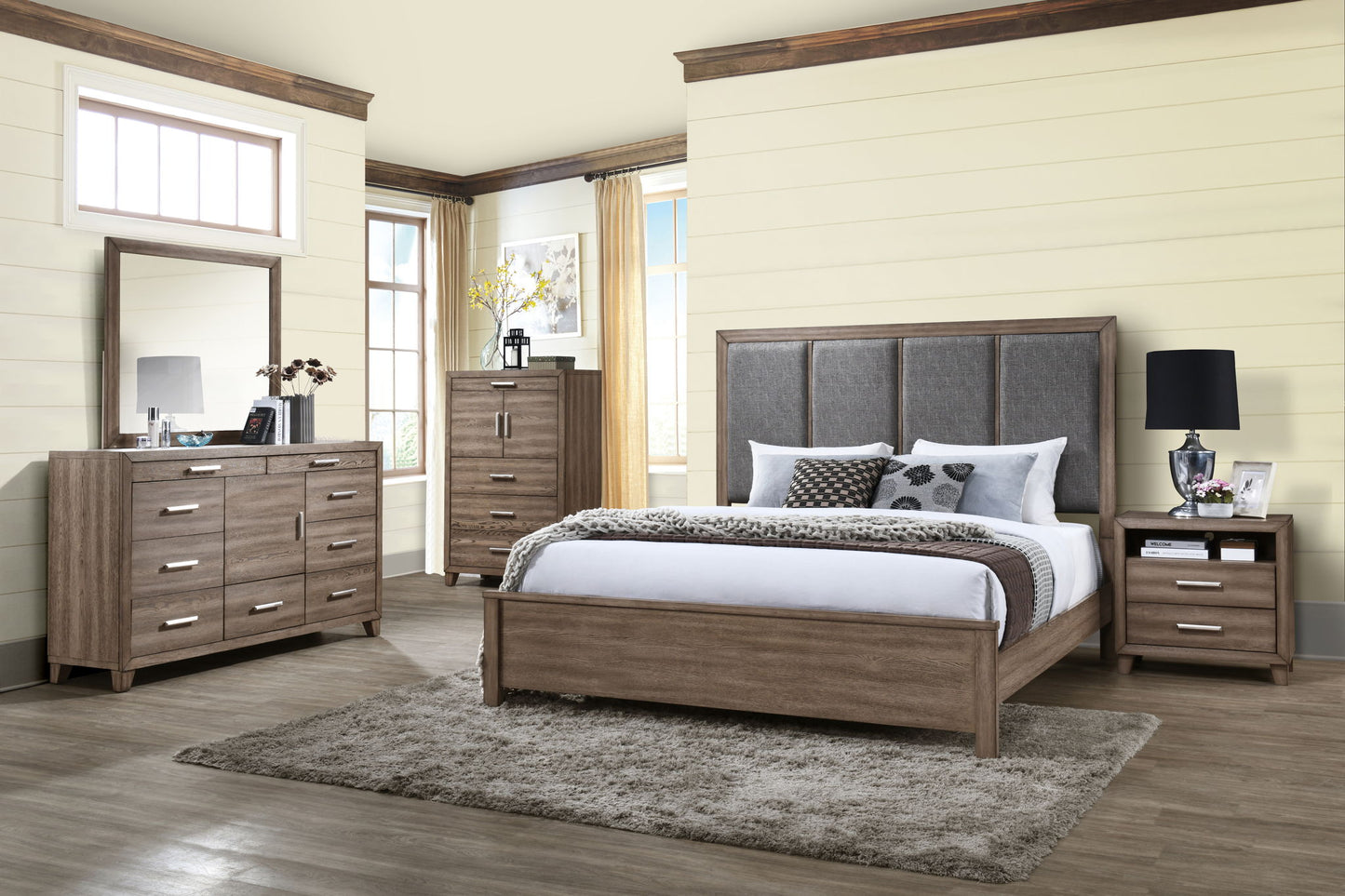 Harrisburg - Mirror - Walnut