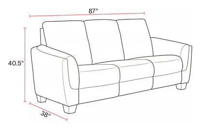 Morehead - Power Reclining Sofa - Biscotti