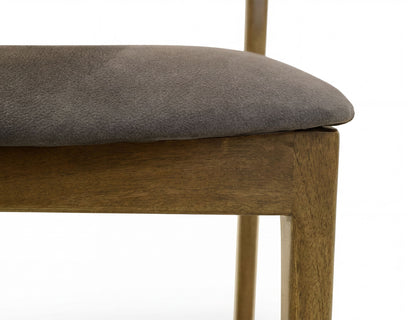 Silver - Chair (Set of 2) - Brown / Green