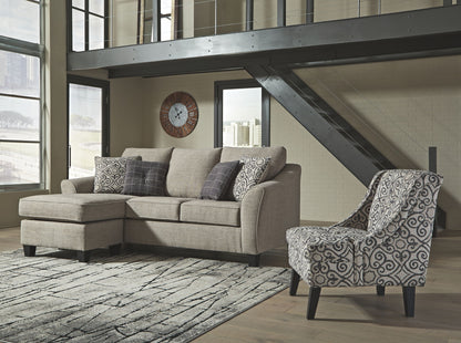 Kestrel - Sofa Chaise - Pearl Silver