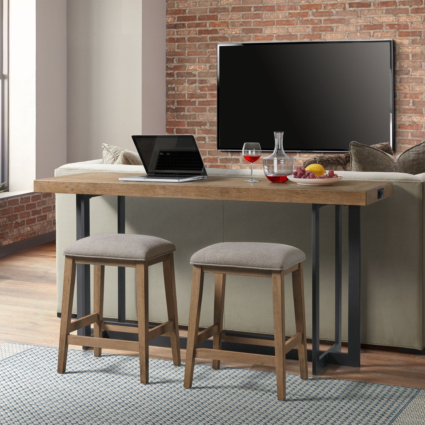 Eden - Backless Stool - Dune
