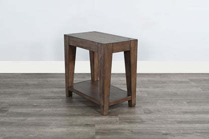 Doe Valley - Mahogany Wood Coffee Table With Casters