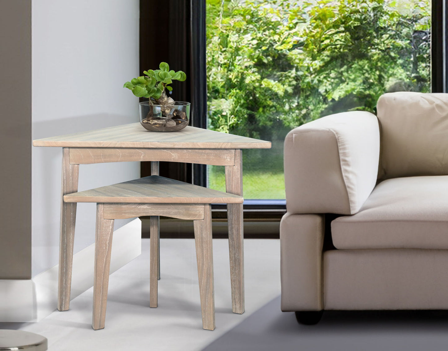 Bijou - Triangular Nesting Table