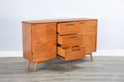 American Modern - Wood Sideboard Buffet - Cinnamon