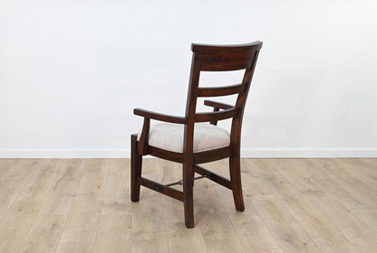 Tuscany - Arm Chair, Cushion Seat (Set of 2) - Vintage Mocha