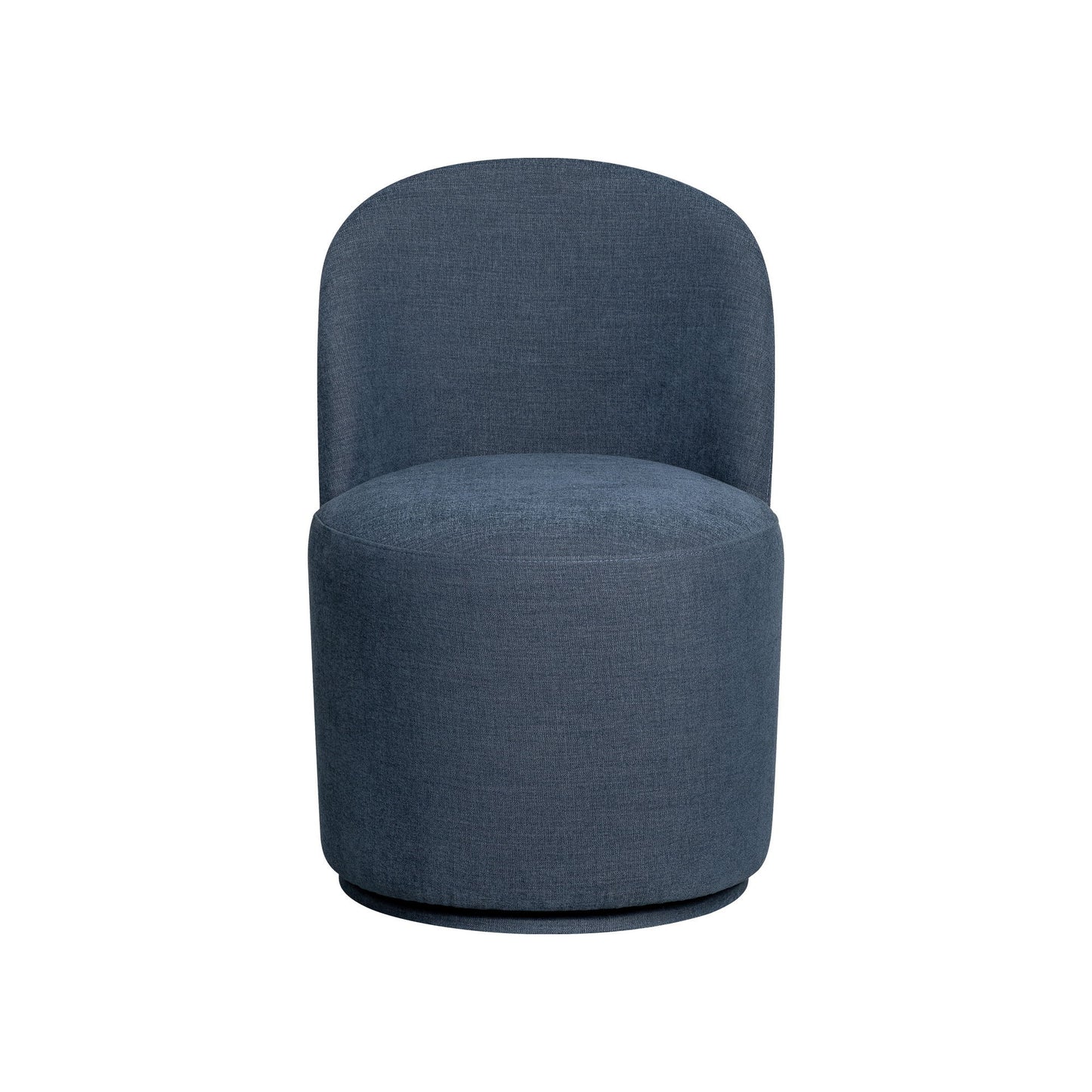 Upholstered Dining Chair Curved Back Modern