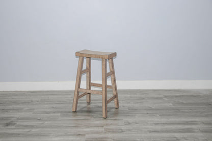 Marina - Stool With Wood Seat (Set of 2)