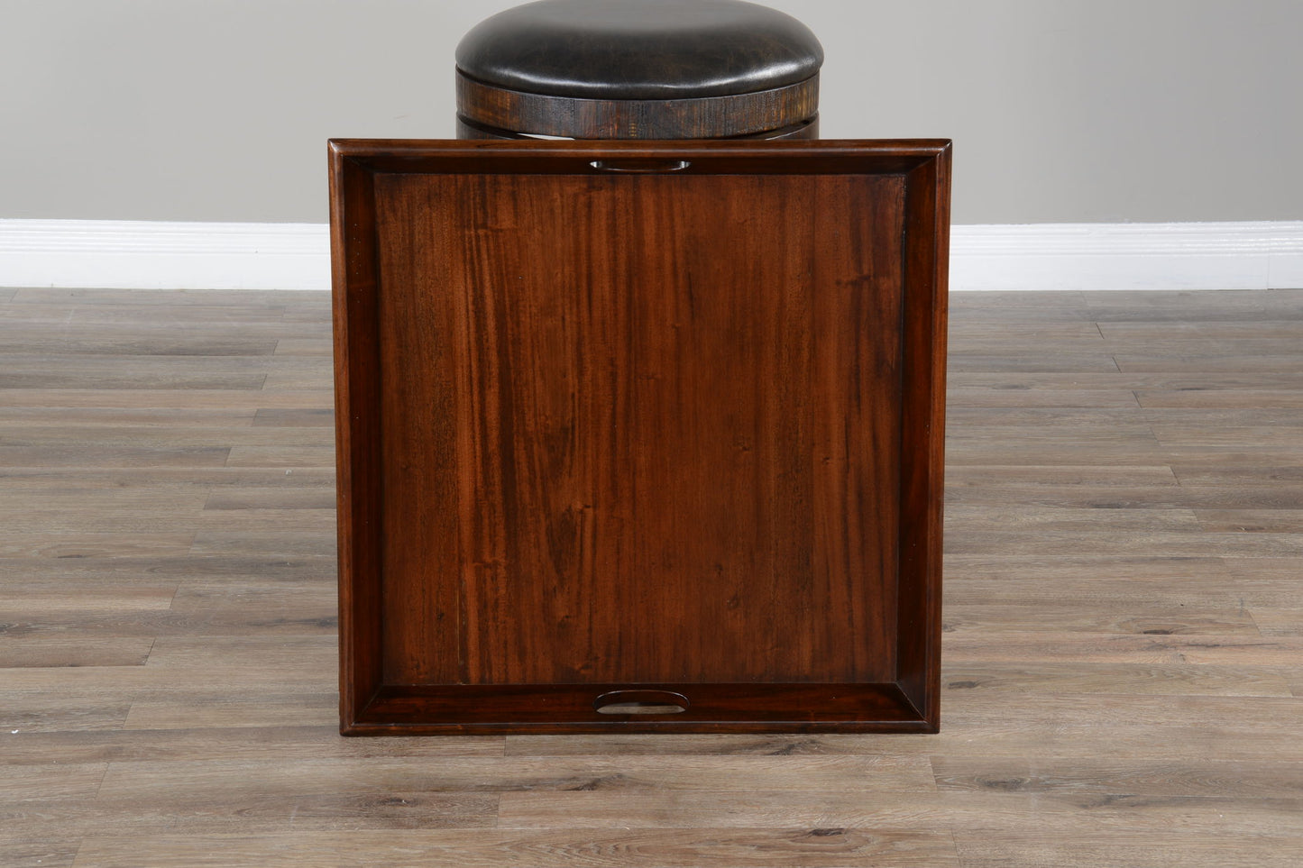 Santa Fe - Ottoman Tray - Dark Brown