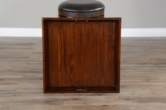Santa Fe - Ottoman Tray - Dark Brown