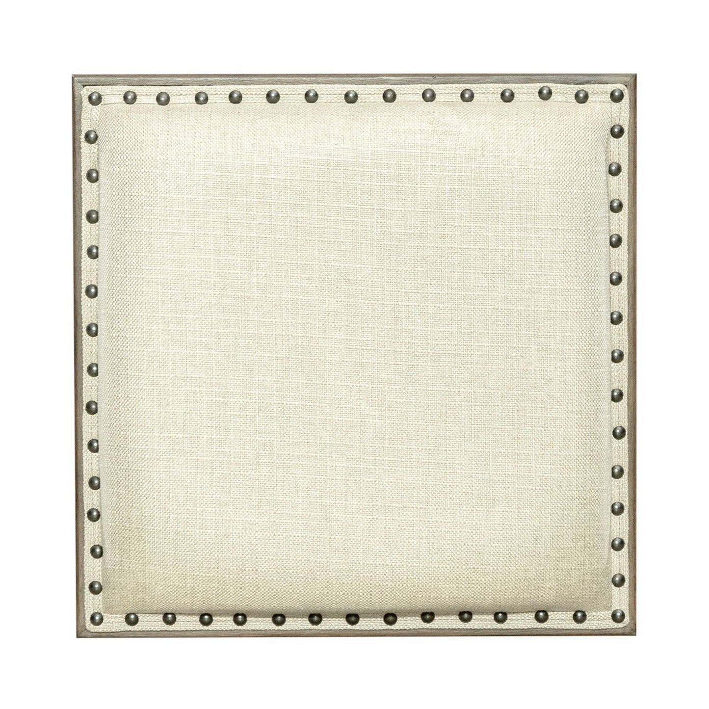 Americana Farmhouse - Upholstered Console Stool - Light Brown