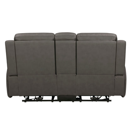 Belmont - Zero Gravity Power Reclining Tilt Console Loveseat P3 - Autumn Fog