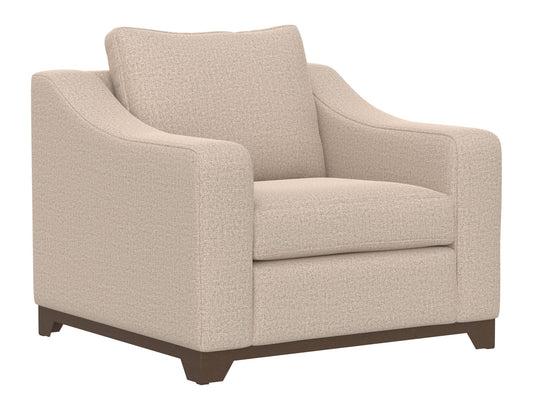 Natural Parota - Armchair - Capuccino Brown