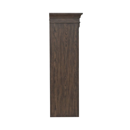 Paradise Valley - Entertainment Hutch - Saddle Brown