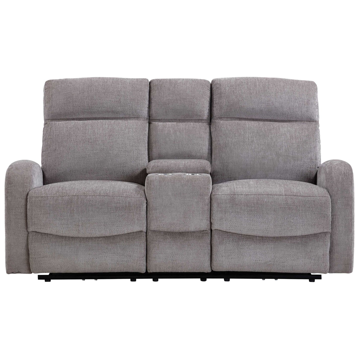 Tuscany - Power Reclining Console Loveseat - Whiskers Nature