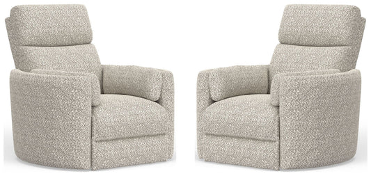 Radius - Power Swivel Glider Recliner (Set of 2)