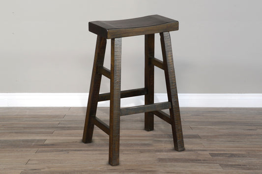 Marina - Stool With Wood Seat (Set of 2)