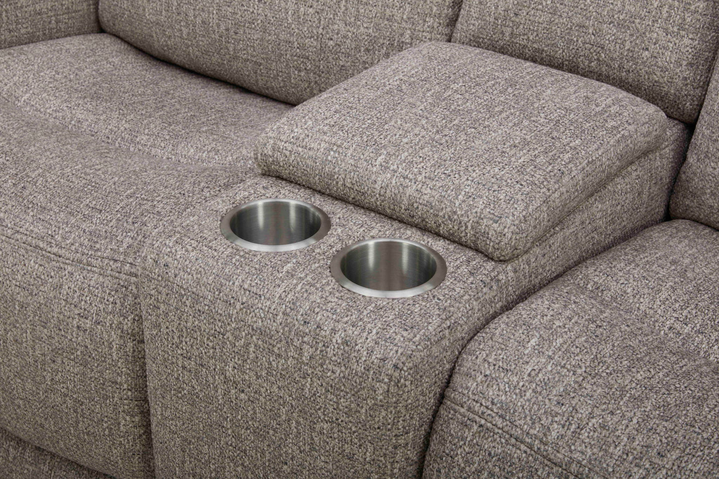 Penfield - Power Zero G Console Loveseat With Heat, Massage & Speaker P3 - Frappe