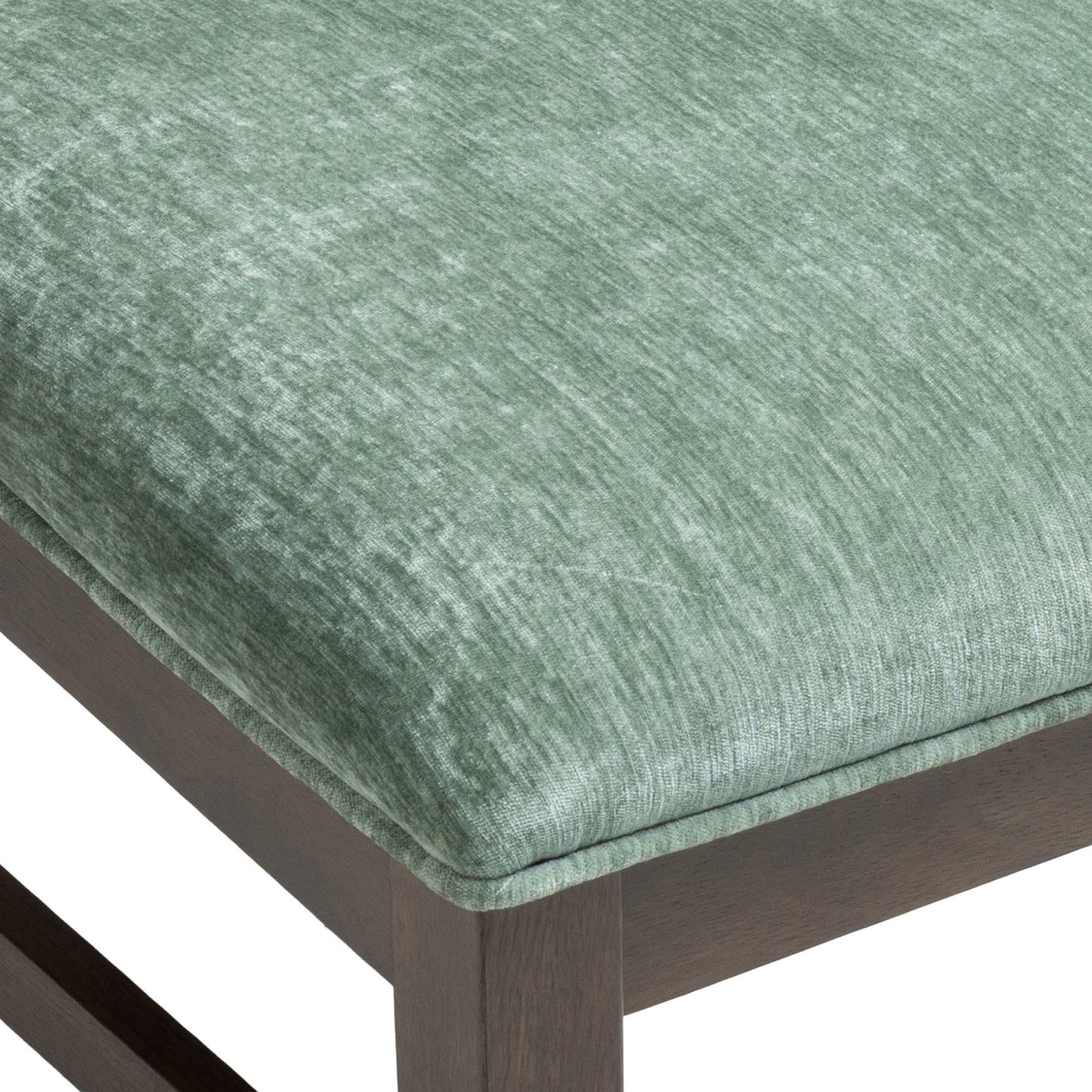West End - Parson Chair With Sage Green Upholstery