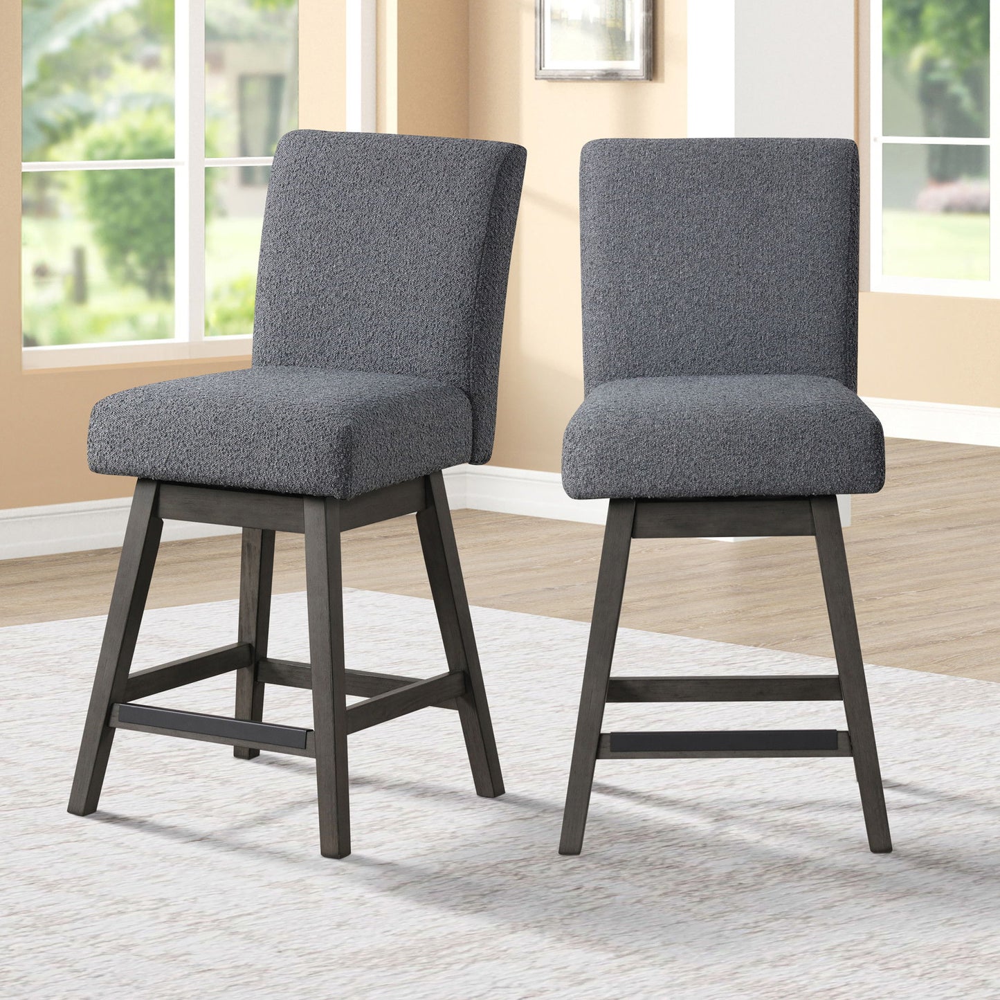 High Line - Swivel Counter Chair (Set of 2)