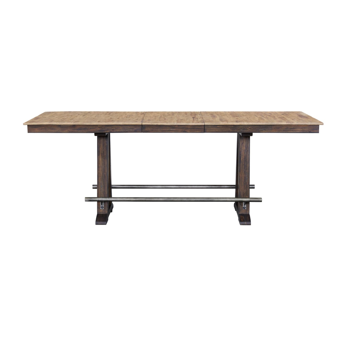 Transitions - Counter Trestle Table - Driftwood / Sable