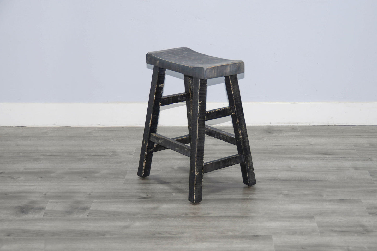 Marina - Stool With Wood Seat (Set of 2)