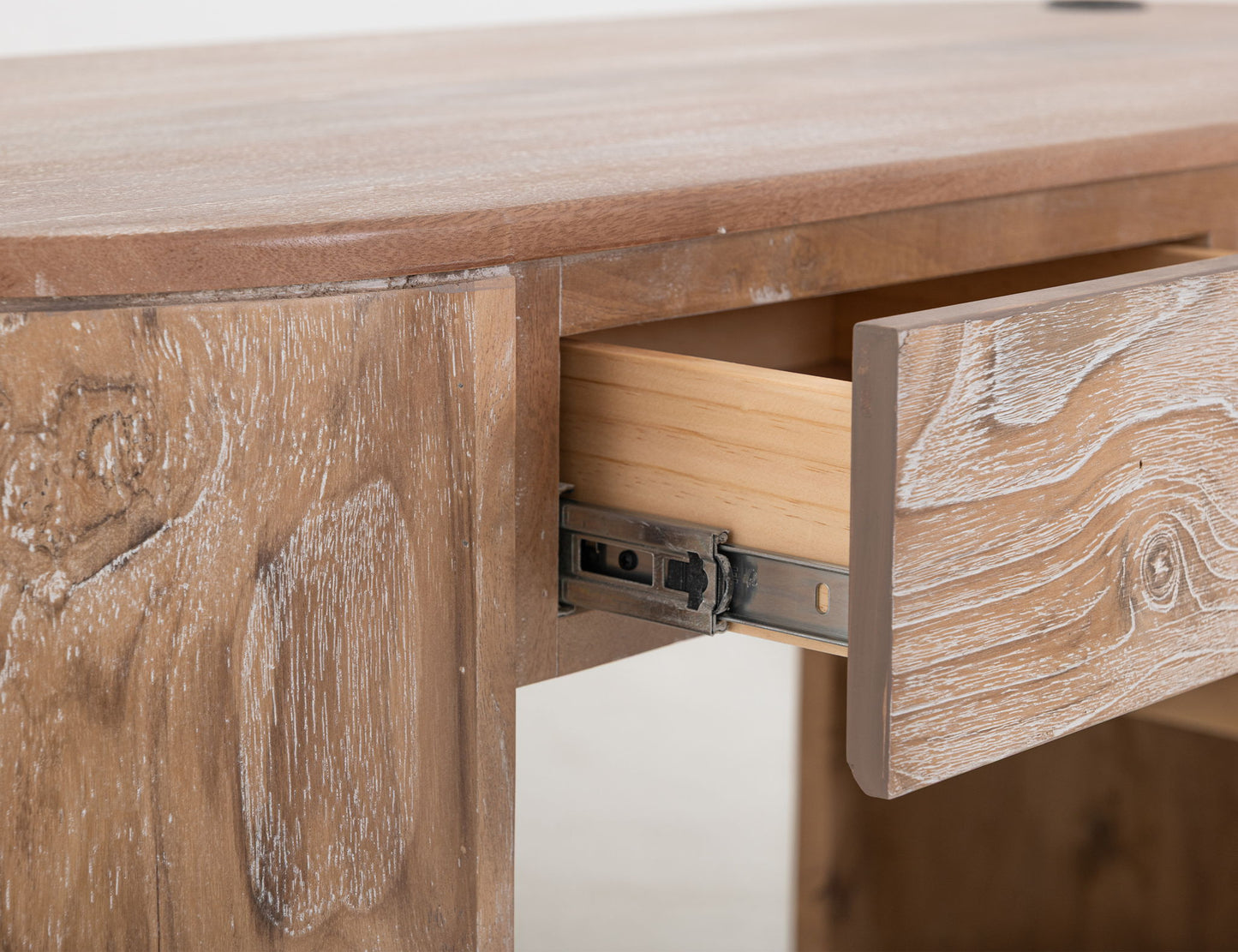 Balam - Desk - Ivory White