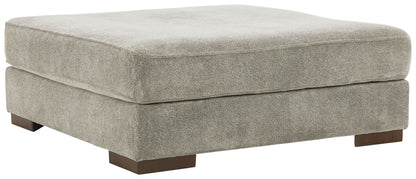 Bayless - Oversized Accent Ottoman - Smoke