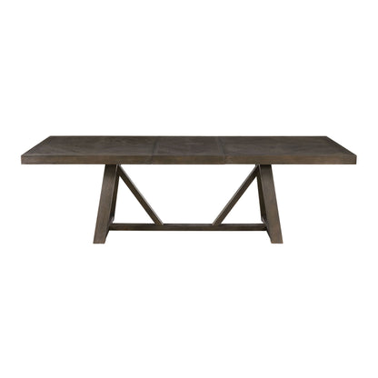 Hearst - Trestle Table - Reclaimed Chevron