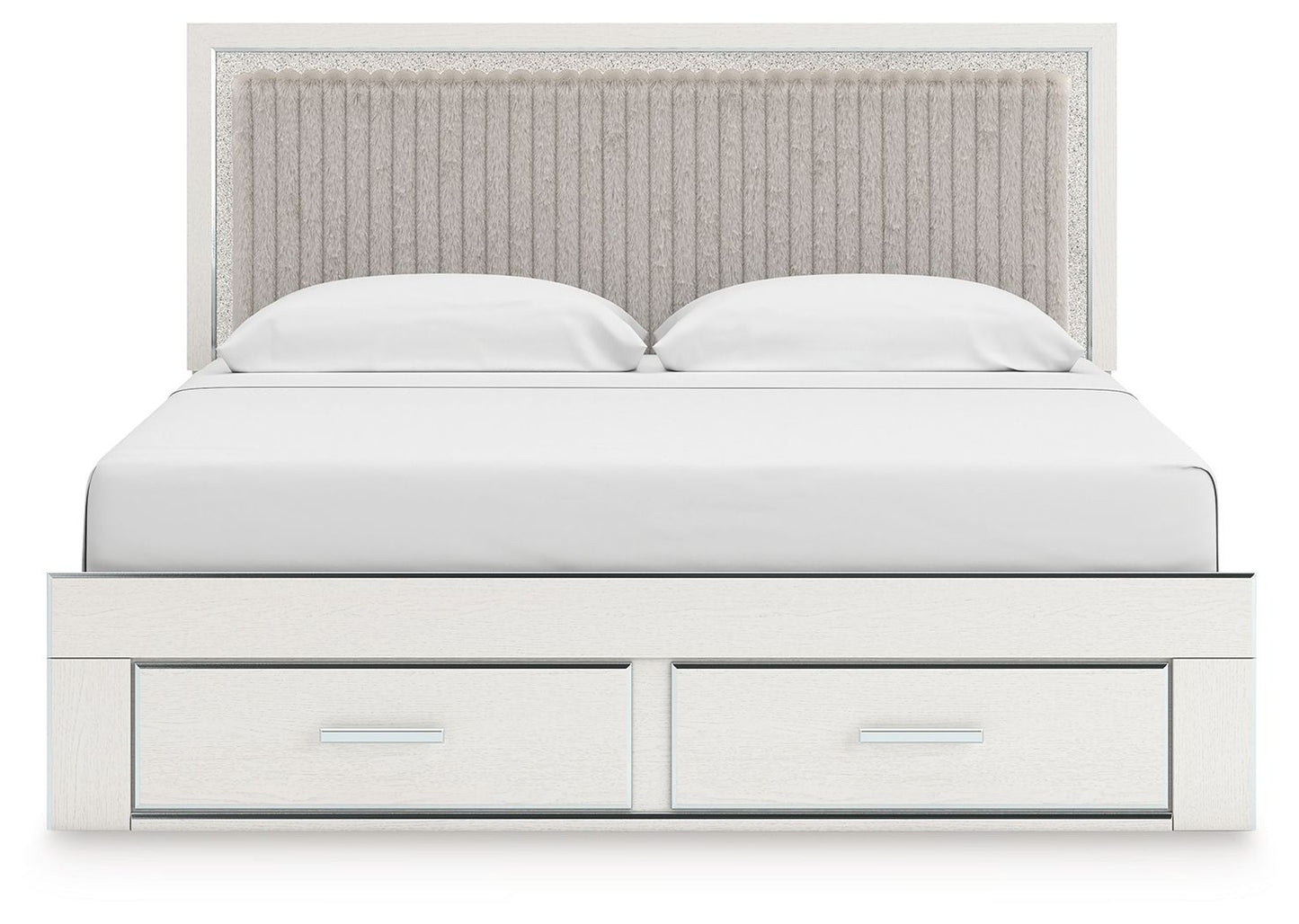 Zuraleus - Upholstered Panel Platform Storage Bed