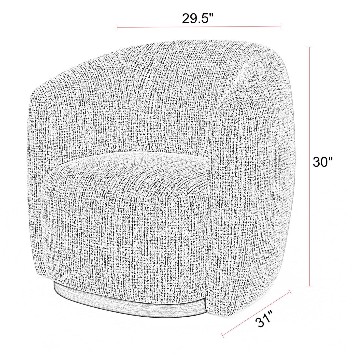 Tatum - Swivel Accent Chair