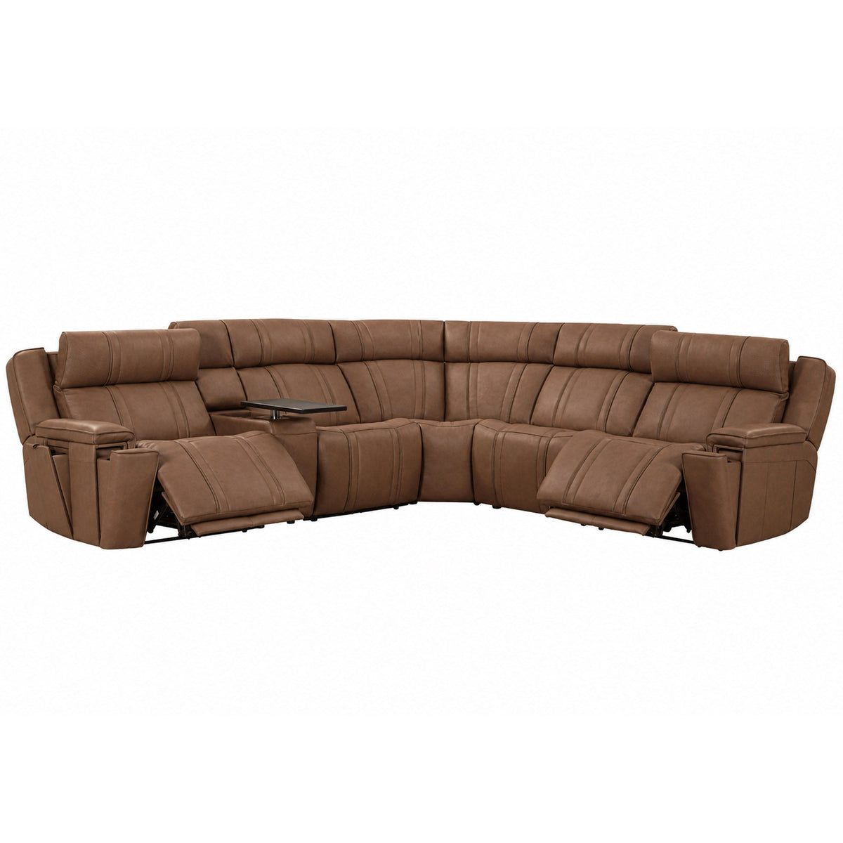 Sausalito - 6 Piece Modular Zero Gravity Power Reclining Sectional With Power Adjustable Headrests
