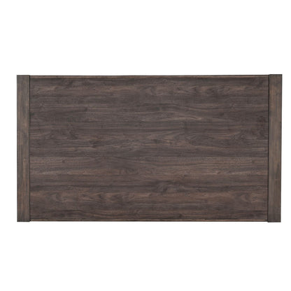 Modern Edge - Rectangular Leg Table - Caffe